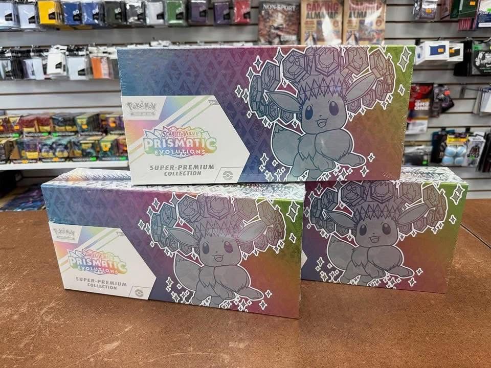 buy prismatic evolutions super-premium collection – pokémon tcg